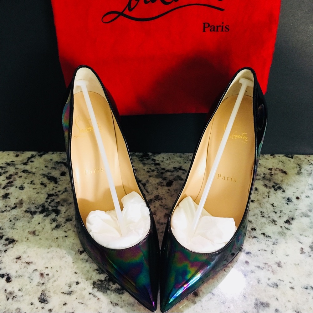 Christian Louboutin Pigalle Follies Patent Stellar - Picture 2 of 5